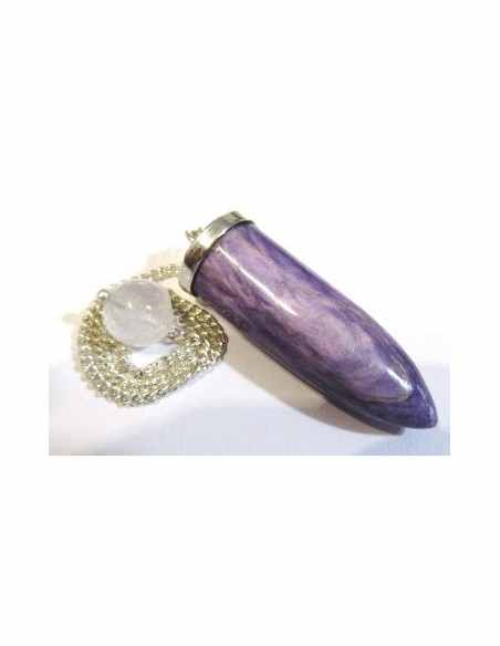 Pendule pierre argent