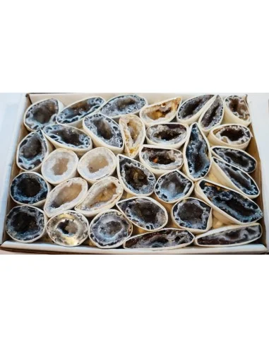 Agate géodinhos paire 60 a 130g