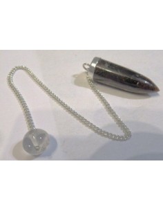 Pendule grenat argent 2