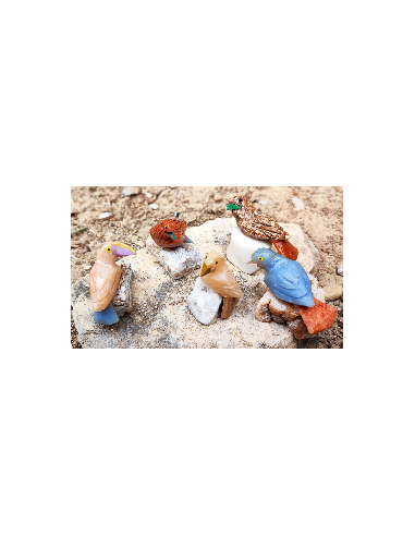 Petit oiseau en pierre