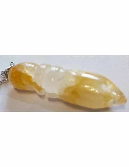 Citrine naturelle pendule égyptien