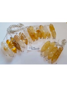 Citrine naturelle pendule égyptien 2