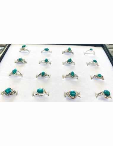 Bagues turquoise argent