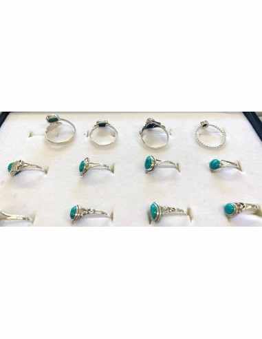 Bagues turquoise argent