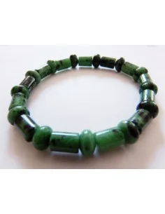 Bracelet en zoisite verte