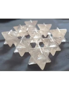 Merkaba cristal de roche 29 à 30mm