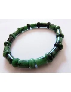Bracelet en zoisite verte 2