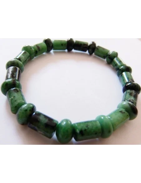 Bracelet en zoisite verte Bracelet en zoisite verte