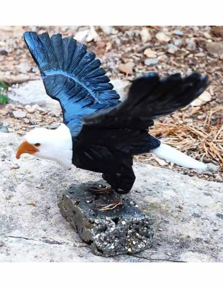 Aigle pierre onyx