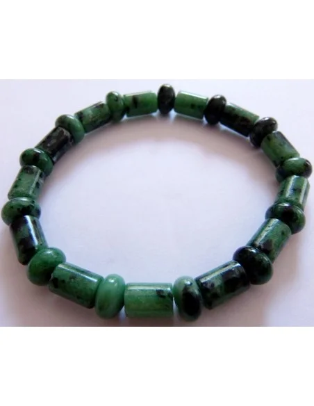 Bracelet en zoisite verte Bracelet en zoisite verte