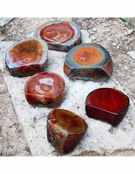 Tranche agate à poser