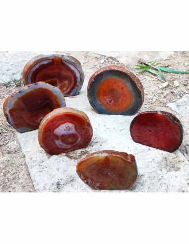 Tranche agate à poser
