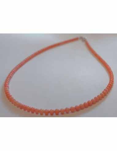 Corail rose 3mm collier