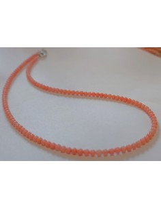 Corail rose 3mm collier 2