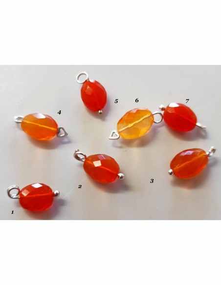 Pendentif opale de feu gemme