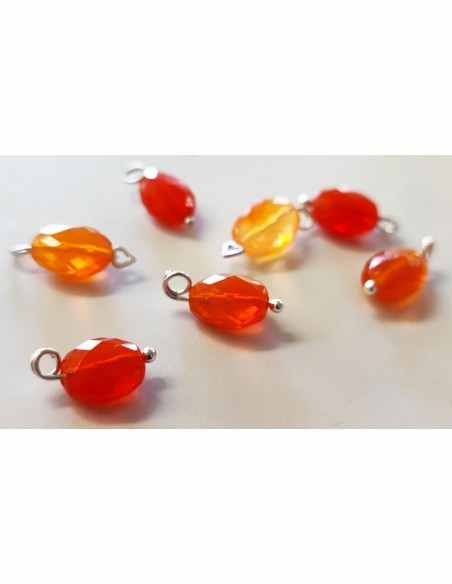 Pendentif opale de feu gemme