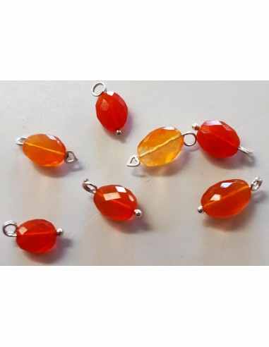 Pendentif opale de feu gemme