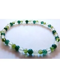 Bracelet Vert boules 4mm