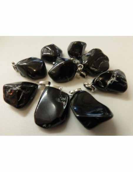 Pendentif Spinelle noire 20 à 35mm