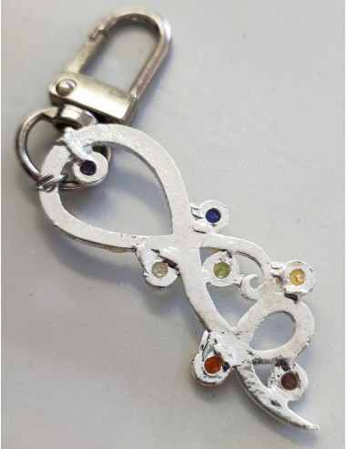 Bijoux sac, porte-clés en pierres