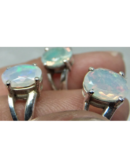 Wello Opale noble Bague argent