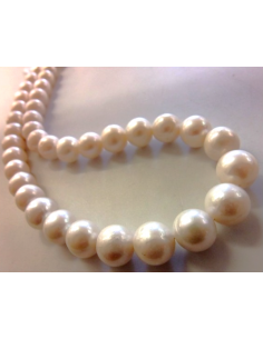 Collier perles blanches 10mm 2