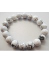 Bracelet Magnésite, Howlite 8mm