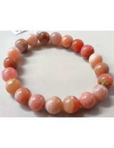 Bracelet opale rose 8 à 9mm 2