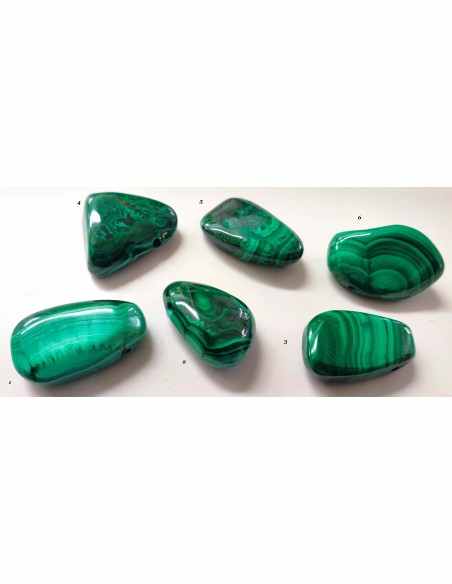 Malachite percée pendentif