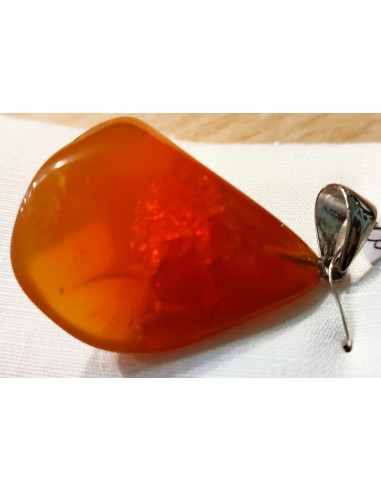 Grand pendentif opale de feu