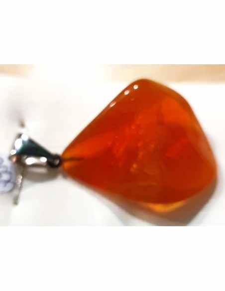 Grand pendentif opale de feu