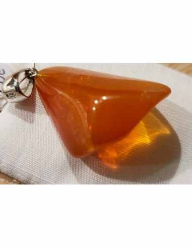 Grand pendentif opale de feu