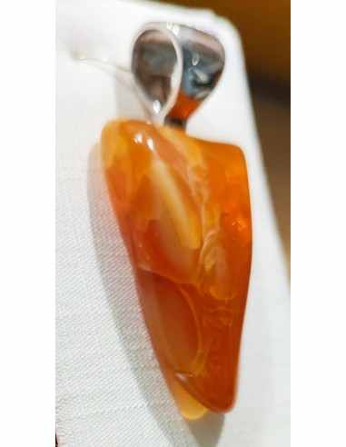 Pendentif opale de feu 32mm