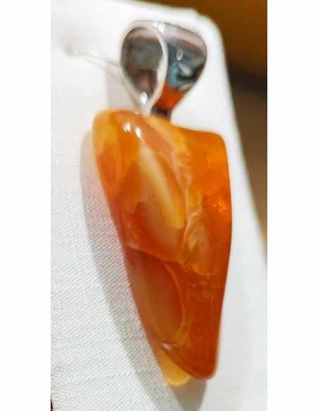 Pendentif opale de feu 32mm