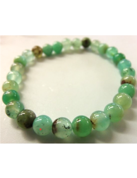 Chrysoprase 6mm bracelet