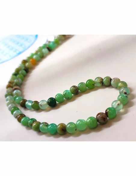 Chrysoprase collier 6mm
