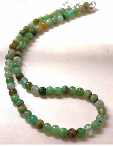 Chrysoprase collier 6mm