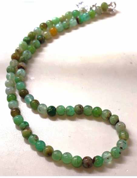 Chrysoprase collier 6mm