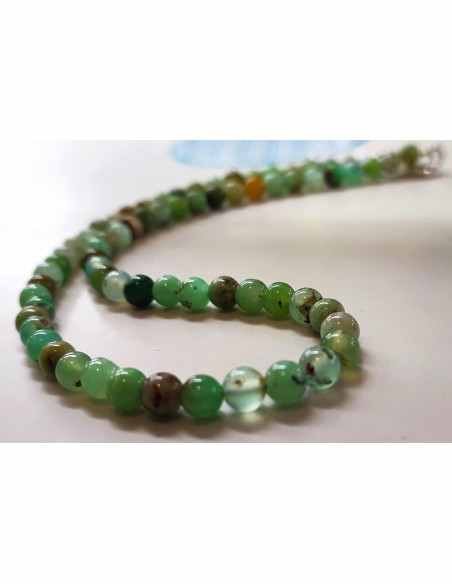 Chrysoprase collier 6mm