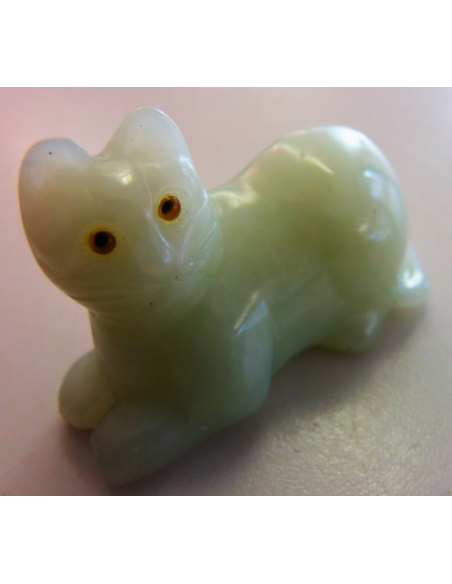 Chat en new jade, serpentine