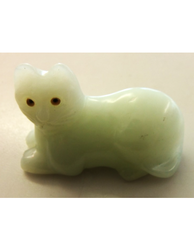 Chat en new jade, serpentine