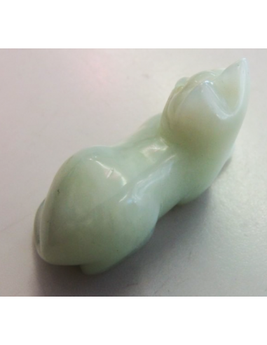 Chat en new jade, serpentine