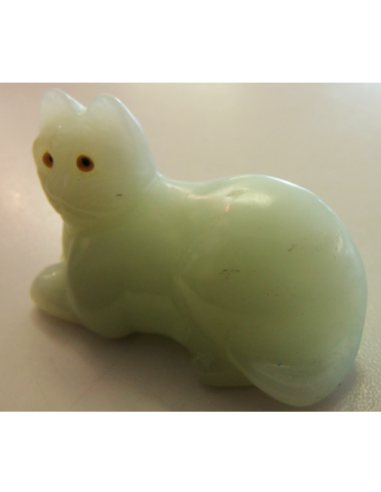 Chat en new jade, serpentine