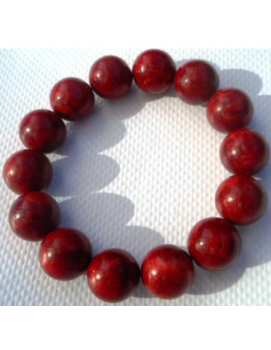 Bracelet corail rouge 12mm.