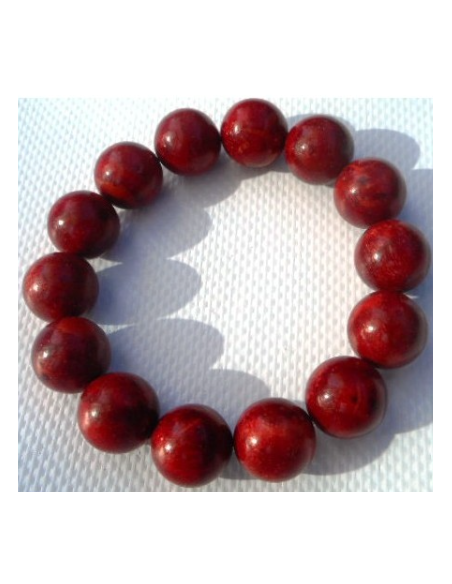 Bracelet corail rouge 12mm.