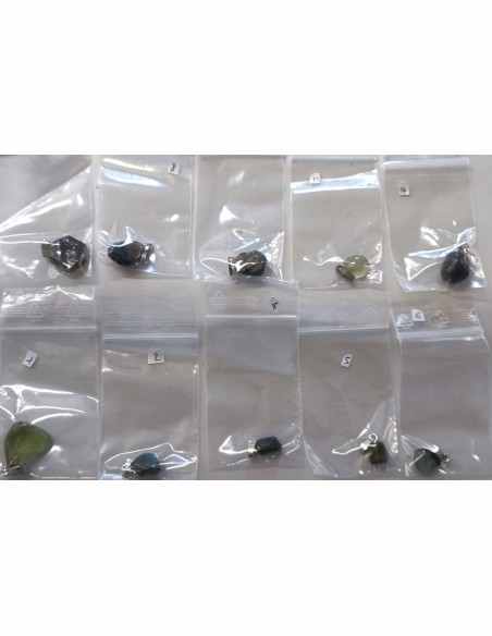 Tourmaline verte pendentif