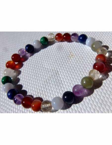 Bracelet 7 chakras 6mm