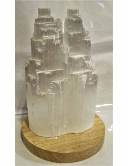 Selenite tantrique cathedrale lampe Selenite tantrique cathedrale lampe