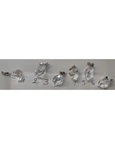 Diamant d'herkimer argent