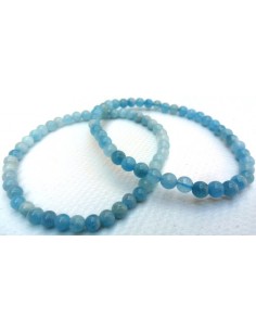 Aigue marinebracelet  4mm 2